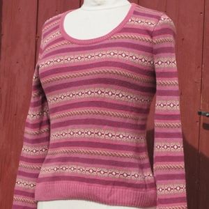 SALE Laura Ashley 1970s Fair Isle Vintage Sweater